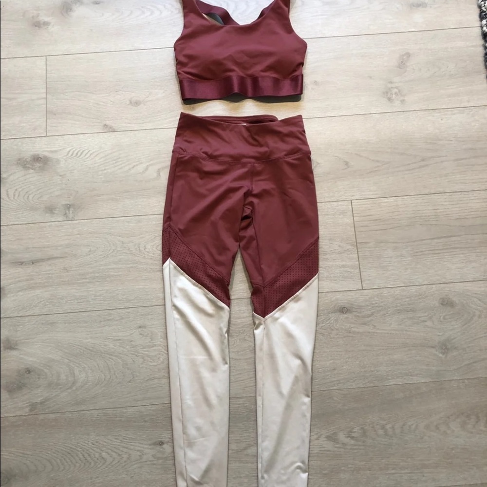 Forever 21 athletic workout yoga set